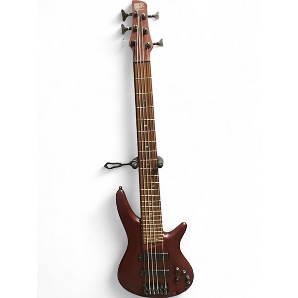 Used Ibanez SR506 6 String Brown Electric Bass Guitar
