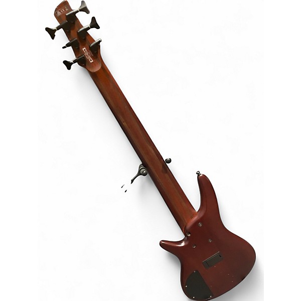 Used Ibanez SR506 6 String Brown Electric Bass Guitar