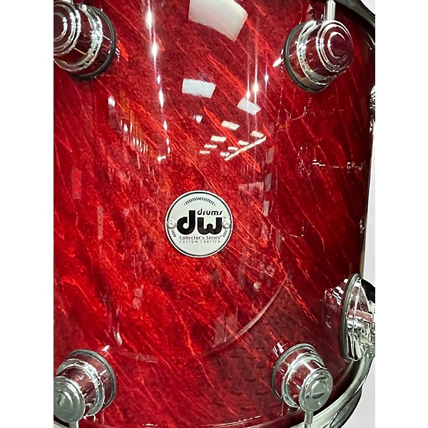 Used DW 3 Piece Collector's Series Oxblood laquer  Drum Kit