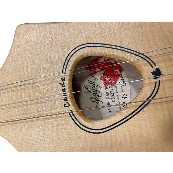 Used Seagull Merlin Natural Spruce Natural Dulcimer