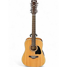 Used Ibanez AW8012 Natural 12 String Acoustic Guitar