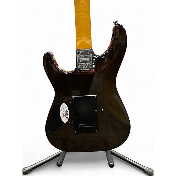 Used 2022 Schecter Guitar Research california classic black burst Solid Body Electric Guitar