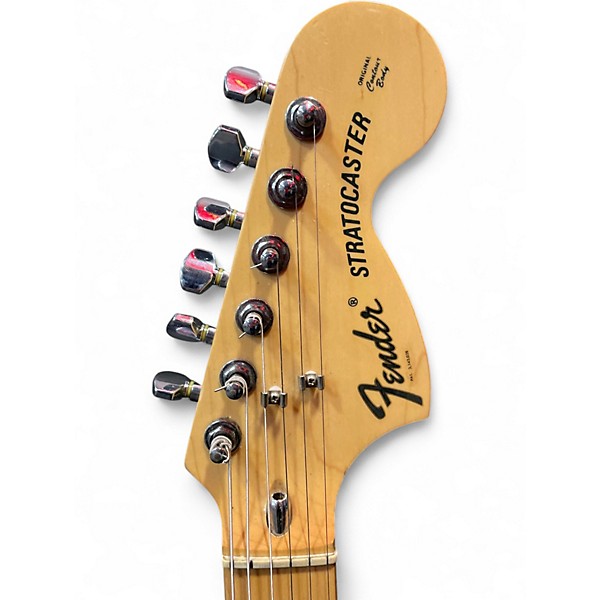 Vintage 1990s Fender ST72 Stratocaster Vintage White Solid Body Electric Guitar