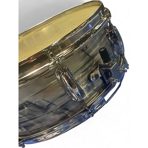 Vintage 1970s Slingerland 14in Radio King Sky Blue Pearl Drum