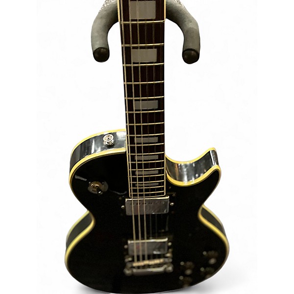 Used Cortez LP Copy Ebony Solid Body Electric Guitar