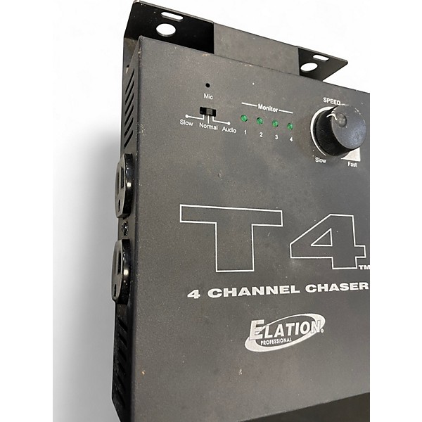 Used Elation Professional T4 4 channel chaser Powered Mixer