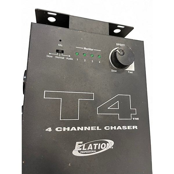 Used Elation Professional T4 4 channel chaser Powered Mixer