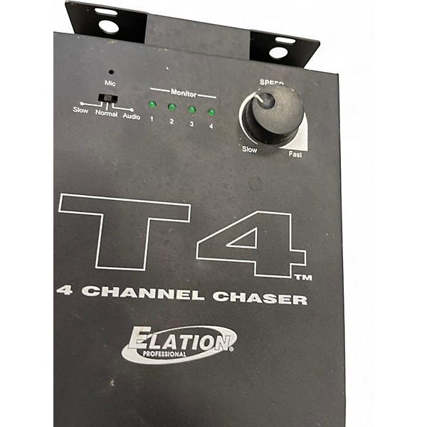 Used Elation Professional T4 4 channel chaser Powered Mixer