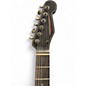 Used Trussart Pinstriped Steelcaster Black Hollow Body Electric Guitar