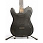 Used Trussart Pinstriped Steelcaster Black Hollow Body Electric Guitar