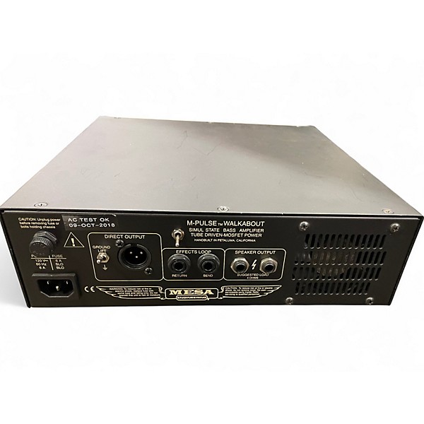 Used MESA/Boogie M PULSE WALK ABOUT Bass Amp Head