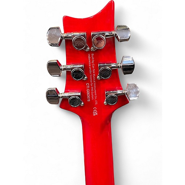 Used PRS SE Custom 24 CHARCOAL CHERRY BURST Solid Body Electric Guitar