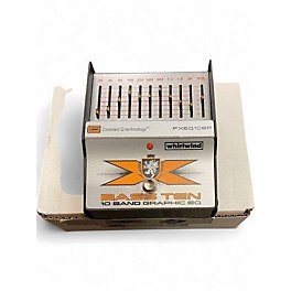 Used Whirlwind Bass Ten 10 Band Graphic EQ Pedal
