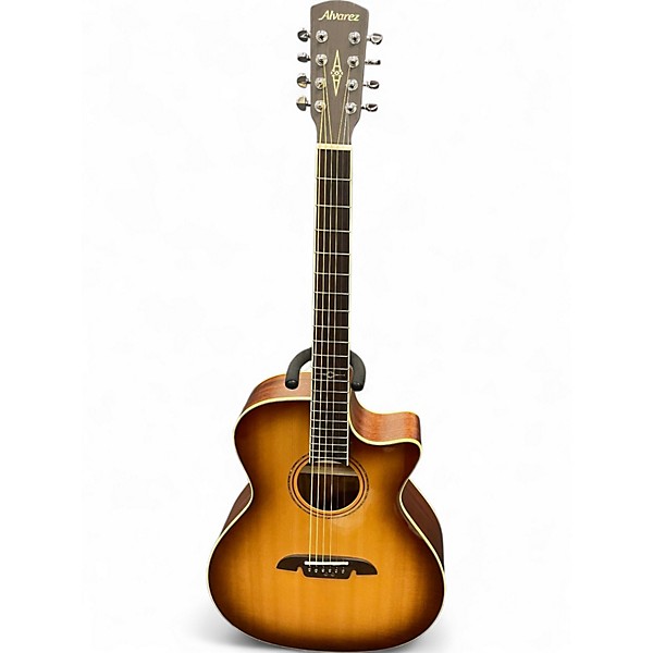 Used Alvarez AG608CE Natural Acoustic Electric Guitar