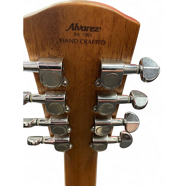 Used Alvarez AG608CE Natural Acoustic Electric Guitar