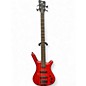 Used Warwick Pro Series Standard Corvette 4 String SATIN TRANS RED Electric Bass Guitar thumbnail