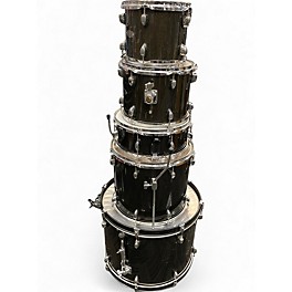 Used SPL 5 Piece UNITY II Metallic Silver Drum Kit