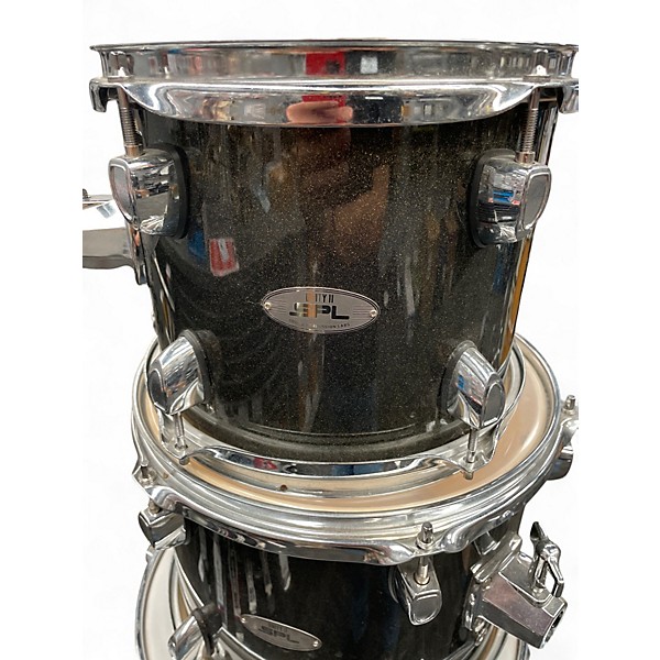 Used SPL 5 Piece UNITY II Metallic Silver Drum Kit