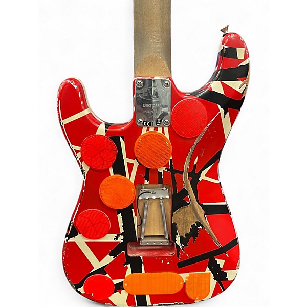 Used EVH Striped Series Frankie MULTI Solid Body Electric Guitar