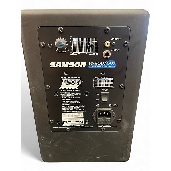 Used Samson Resolv 50A Pair Powered Monitor