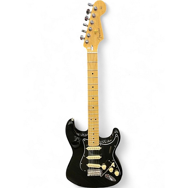 Used Fender Player Stratocaster Black Solid Body Electric Guitar