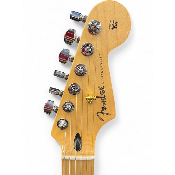 Used Fender Player Stratocaster Black Solid Body Electric Guitar