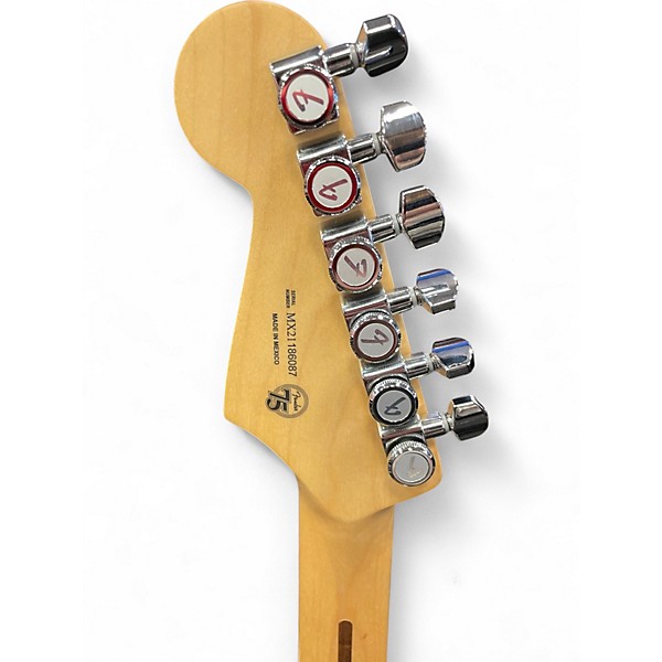 Used Fender Player Stratocaster Black Solid Body Electric Guitar