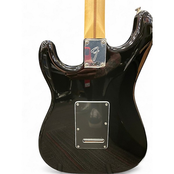 Used Fender Player Stratocaster Black Solid Body Electric Guitar
