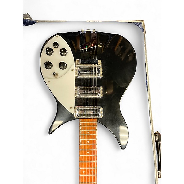 Vintage 1998 Rickenbacker 350V63 LIVERPOOL Black Solid Body Electric Guitar