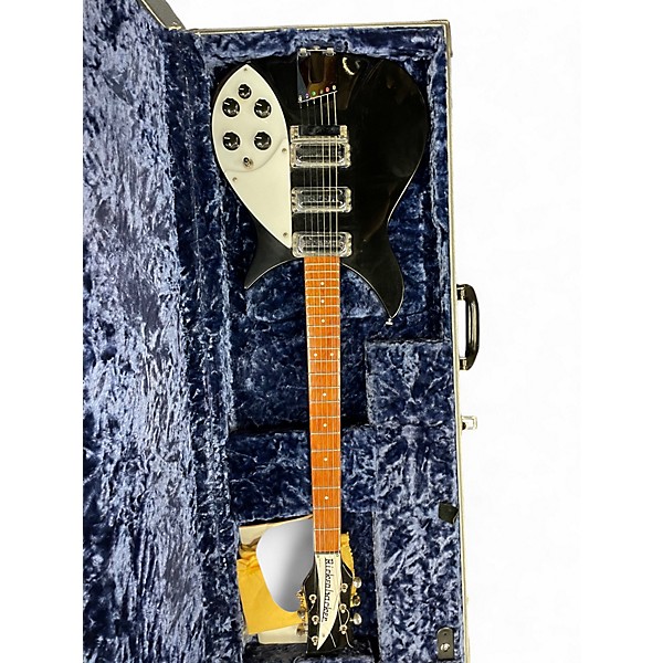 Vintage 1998 Rickenbacker 350V63 LIVERPOOL Black Solid Body Electric Guitar