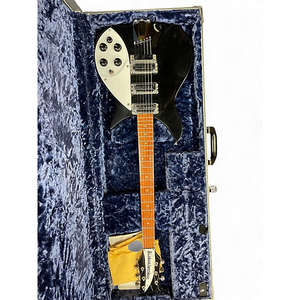 Vintage 1998 Rickenbacker 350V63 LIVERPOOL Black Solid Body Electric Guitar