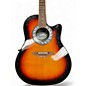Used Ovation 1771VL-1GC 2 Tone Sunburst Acoustic Guitar