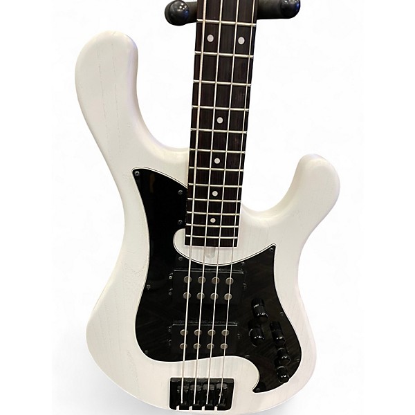 Used Dean Hillsboro Select SATIN WHITE Electric Bass Guitar