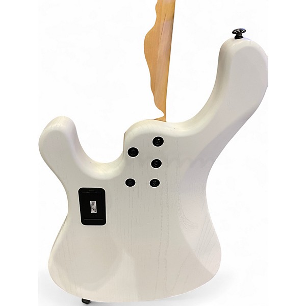 Used Dean Hillsboro Select SATIN WHITE Electric Bass Guitar