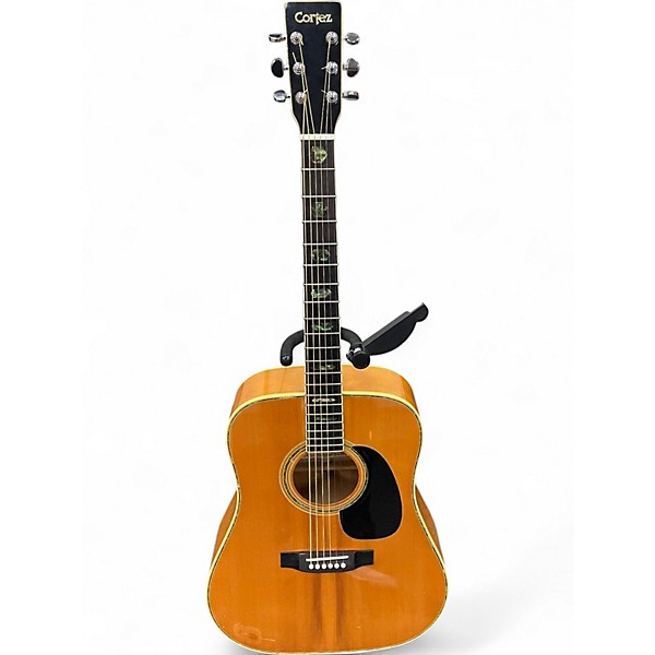 Used Cortez J-6500 Vintage Blonde Acoustic Guitar
