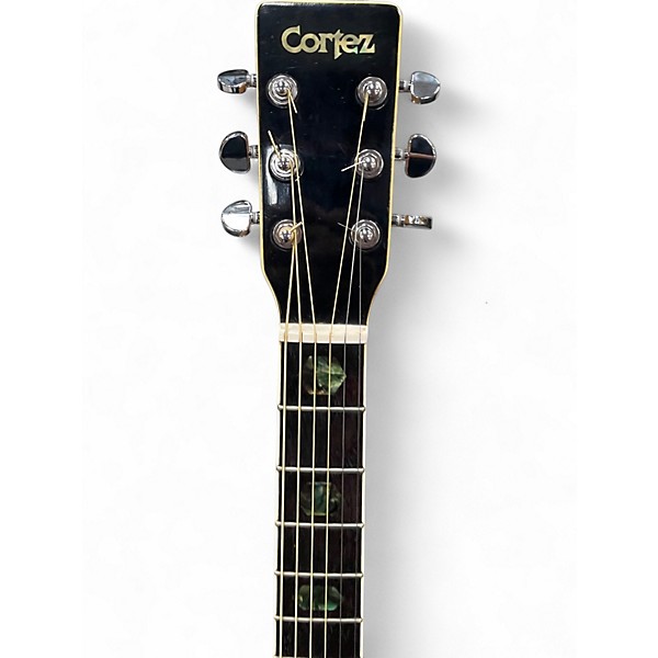 Used Cortez J-6500 Vintage Blonde Acoustic Guitar