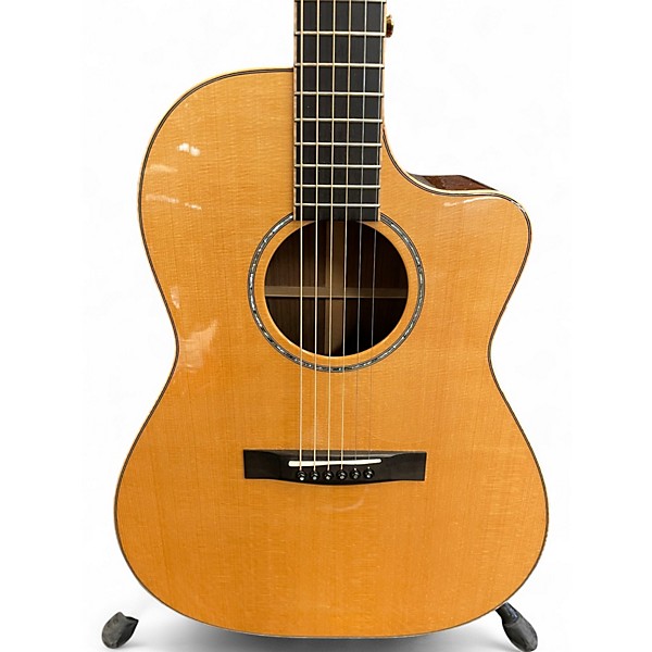 Used 2006 Huss & Dalton CM  Natural Acoustic Electric Guitar