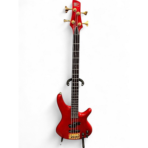 Vintage 1993 Ibanez SR890 Cherry Electric Bass Guitar