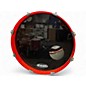 Vintage 1980s Tempus 5 Piece 5 Piece Carbon Fiber Kit Candy Apple Red Drum Kit