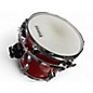 Vintage 1980s Tempus 5 Piece 5 Piece Carbon Fiber Kit Candy Apple Red Drum Kit