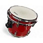 Vintage 1980s Tempus 5 Piece 5 Piece Carbon Fiber Kit Candy Apple Red Drum Kit