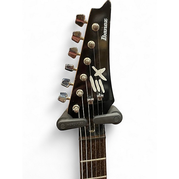 Used Ibanez EX SERIES Black Solid Body Electric Guitar