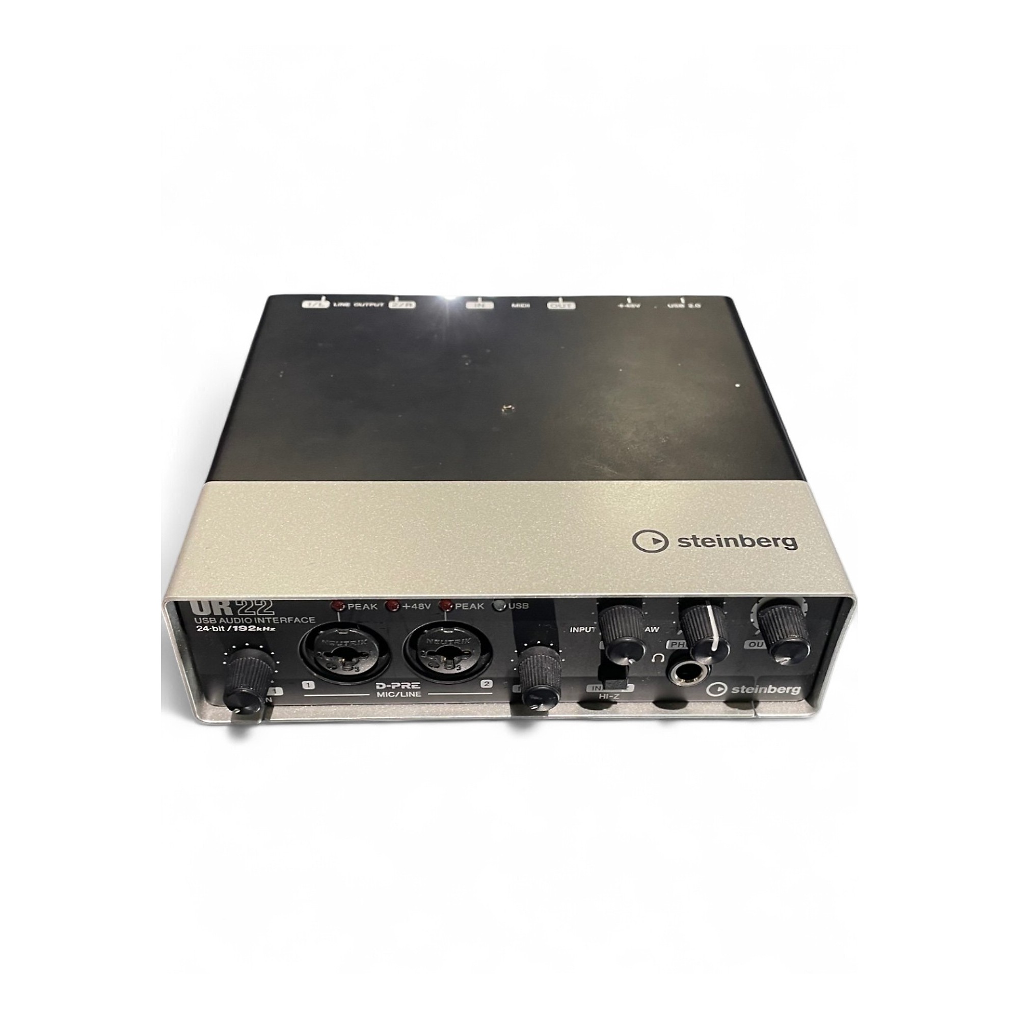 【本物新品保証】 UR22 Steinberg Used Audio Center Guitar | Interface DJ機材