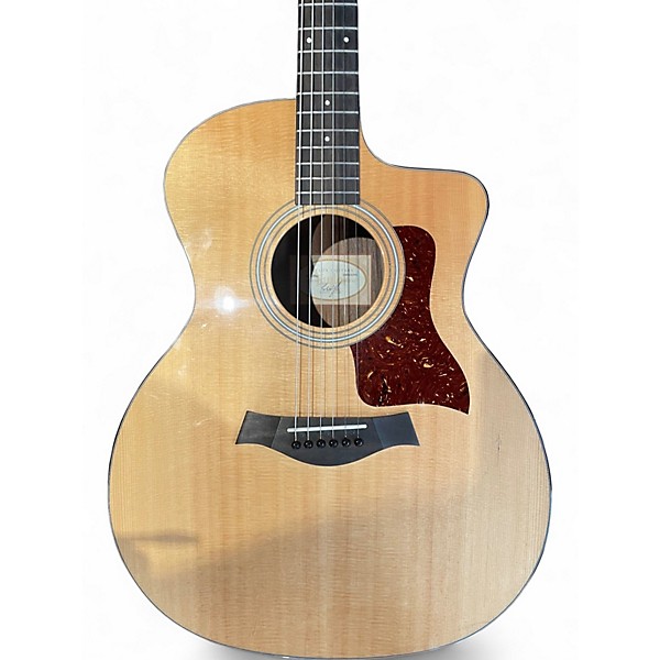 Used Taylor 214ce plus Natural Acoustic Electric Guitar