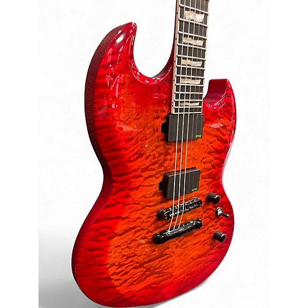 Used ESP LTD Viper 1000 Deluxe Cherry Sunburst Solid Body Electric Guitar