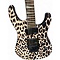 Used Jackson SLX DX Leopard Black and Yellow Solid Body Electric Guitar