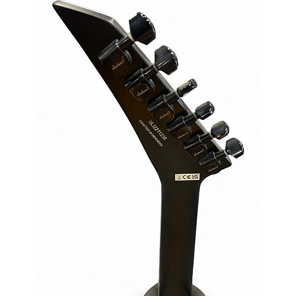 Used Jackson SLX DX Leopard Black and Yellow Solid Body Electric Guitar