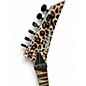 Used Jackson SLX DX Leopard Black and Yellow Solid Body Electric Guitar
