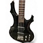 Used ESP LTD F154DX Trans Black Electric Bass Guitar