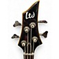 Used ESP LTD F154DX Trans Black Electric Bass Guitar